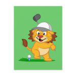 Here's a cute design for anyone who loves playing golf. This sweet lion is ready to make a hole-in-one. How cute is this? Here are some great gifts for anyone who loves lions, cuteness and golf.