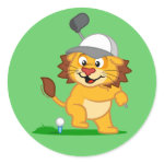 Here's a cute design for anyone who loves playing golf. This sweet lion is ready to make a hole-in-one. How cute is this? Here are some great gifts for anyone who loves lions, cuteness and golf.
