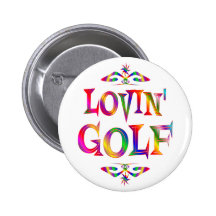 Golf Lover Button