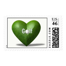 Golf Lover Postage Stamp