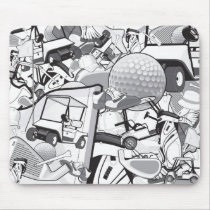 Golf Lovers Mousepad by revolve Golf Lovers Mousepad