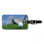 golf luggage tag
