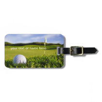 golf luggage tag