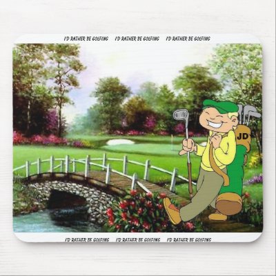 Golf Mousepad by dplyler