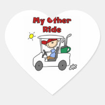 Golf My Other Ride Sticker