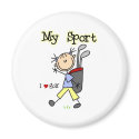 Golf My Sport magnets by stick_figures Golf My Sport magnets