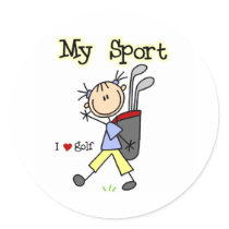 Golf My Sport  stickers