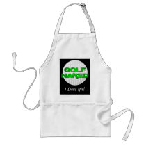 Golf Naked Apron (white golf ball)