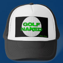 Golf Naked Hat (white golf ball) by GoNaked Golf Naked Hat (white golf ball)