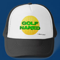 Golf Naked Hat (yellow golf ball) by GoNaked Golf Naked Hat (yellow golf ball)