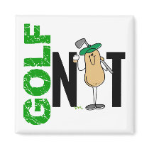 Golf Nut 1 Fridge Magnets