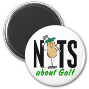 Golf Nut 2 Fridge Magnets