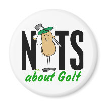 Golf Nut 2 Fridge Magnets
