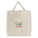 Golf Obsession embroidered bags by GolfClub Golf Obsession embroidered bags