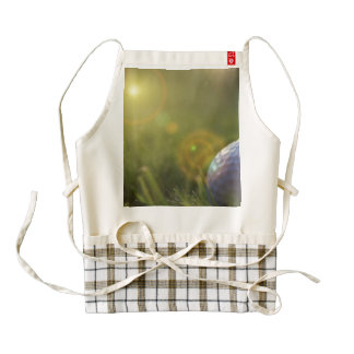 Golf on a Sunny Day Zazzle HEART Apron