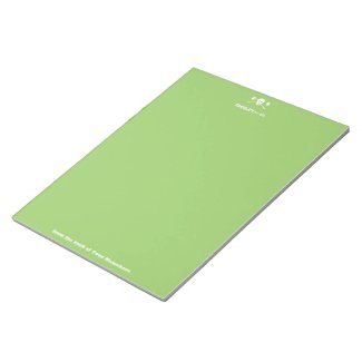 Golf or Die! Skull Stationary Notepad notepad