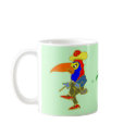 Golf original angry bird funny monogram mug mug