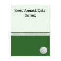 golf outing postcard