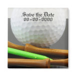 Golf Outting Save the Date Fridge Magnets