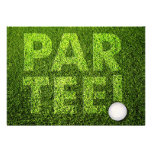 Golf Party Custom Invite
