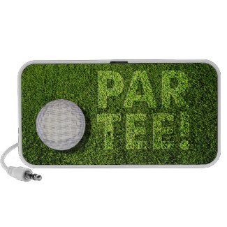 Golf Party Custom Speakers doodle