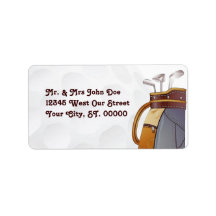 Golf Personalized Address Label