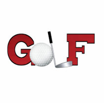 Golf photo sculptures