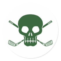 Golf Pirate stickers by magarmor Golf Pirate stickers