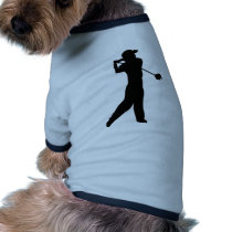 golf player pet clothing by Tomaniac golf player pet clothing