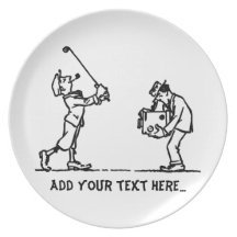 Golf player - Like a Boss Dinner Plates
