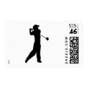 golf player postage