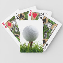 Golf playing cards