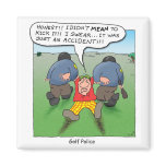 Golf Police Fridge Magnets