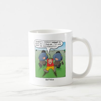 Golf Police Mug by Joe_Kohl_2