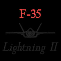Golf Polo W/F-35 and Call Sign (Light only) embroidered shirts