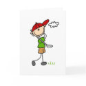 Golf Pose Card