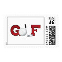 Golf postage by Just2Cute Golf postage