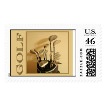 GOLF Postage Stamp