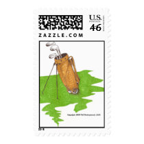 Golf Postage Stamps