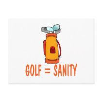 Golf postcards