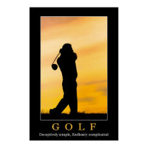 Golf poster
