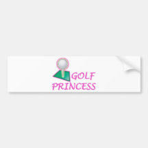 Golf Princess Bumper Sticker