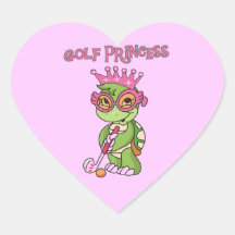 Golf Princess T-shirts and Gifts Sticker