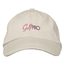 Golf Pro Ladies Hat embroidered hats by pooja1008 Golf Pro Ladies Hat embroidered hats
