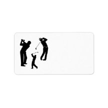 Golf Pro Personalized Address Labels