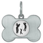 Golf Pro Pet Name Tag