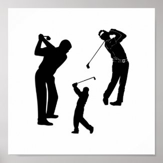 Golf Pro Poster Personalized