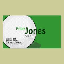 Golf Profile Cards business cards