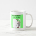 golf puts putz joke coffee mug