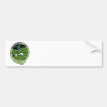 Golf Putt Bumper Sticker